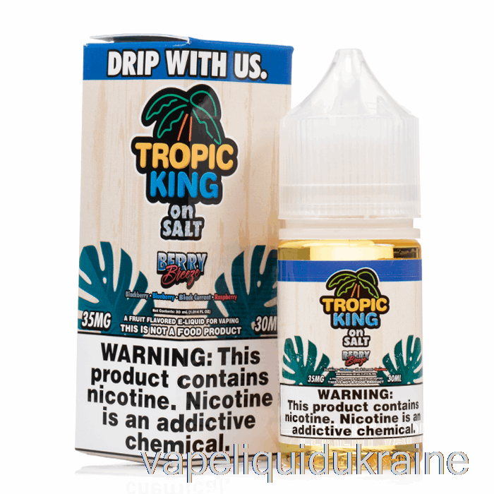 Vape Liquid Ukraine Berry Breeze - Tropic King On Salt - 30mL 35mg